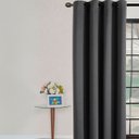 Ver imagem 2 de Cortina Blackout 1,40 X 2,20 Folha Unica Ilhos para Provador Corta Luz Cor Preto