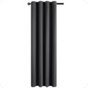 Ver imagem 1 de Cortina Blackout 1,40 X 2,20 Folha Unica Ilhos para Provador Corta Luz Cor Preto