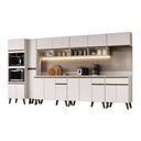Ver imagem 7 de Cozinha Atlanta Club 18 Portas 3 Gavetas MDF-MDP 360,5cm Móveis Carraro