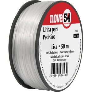 Linha para pedreiro lisa 0,8mmx100m - Nove54