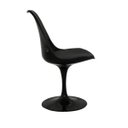 Ver imagem 2 de Cadeira Design Saarinen Pelegrin Pel-1855h Giratória Preta em Abs