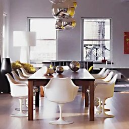 Cadeira Design Saarinen Pelegrin Pel-1866H Giratória Branca em Abs com Apoio de Braço - 4 Cadeira Design Saarinen Pelegrin Pel-1866H Giratória Branca em Abs com Apoio de Braço - 4