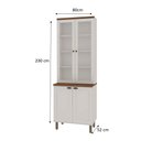 Ver imagem 4 de Cristaleira 4 Portas 100% Mdf 1533 Linha Iluminata Genialflex