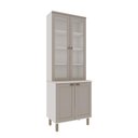 Ver imagem 3 de Cristaleira 4 Portas 100% Mdf 1533 Linha Iluminata Genialflex