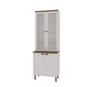 Ver imagem 5 de Cristaleira 4 Portas 100% Mdf 1533 Linha Iluminata Genialflex