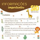 Ver imagem 7 de Adesivo de Parede Safari Flores Jardim Decoração Infantil