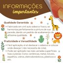 Ver mais imagens de Adesivo de Parede Safari Flores Jardim Decoração Infantil