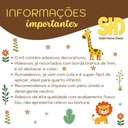 Ver imagem 6 de Adesivo de Parede Safari Flores Jardim Decoração Infantil