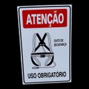 Ver imagem 2 de Placa de Sinalização Obrigatorio Cinto de Segurança 20x30 Cm
