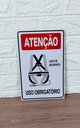 Ver imagem 3 de Placa de Sinalização Obrigatorio Cinto de Segurança 20x30 Cm