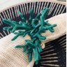 Kit Porta Guardanapo Argola De Coral Turquesa Com 6 Unidades - 4
