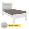 Conjunto Infantil Completo com Cama 100% MDF, Guarda Roupa e Cômoda Harmonia Espresso Móveis - 15