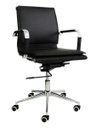 Ver imagem 1 de Cadeira Diretor Pelegrin em Couro Pu PEL-8003L Preta Design Charles Eames