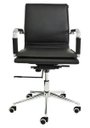 Ver imagem 2 de Cadeira Diretor Pelegrin em Couro Pu PEL-8003L Preta Design Charles Eames