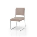 Ver imagem 1 de Kit 4 Cadeiras Saki para Cozinha Revestida em Linho Klm Store