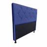 Cabeceira Francis 90CM Suede Azul Marinho Com Strass - AM Interiores - 2