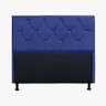 Cabeceira Francis 90CM Suede Azul Marinho Com Strass - AM Interiores - 1