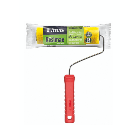 Rolo Lã Sintética Resimax 339/15a 15cm com Cabo Atlas