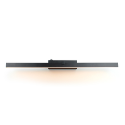Arandela De Parede Led Prisma Preto 60cm 9w 3000K Spotline - 2