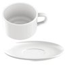 Conjunto 24 Xícaras de Café com Pires em Porcelana 240ml Mesa Posta Café da Manhã - 4