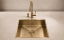 Ver mais imagens de Cuba Gourmet Lisboa Dourada 40cm Aço Inox 304 Luxo Goldenx