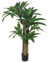 Ver imagem 1 de Planta Artificial Arvore Dracena Pau D'agua Real Toque C/pote Pu X130 Verde 1,3m