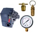 Ver imagem 5 de Kit Manômetro Segurança Dreno Pressostato 4 Vias Bp