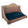 Caminha Para Pet Fred Cachorro/ Gato em Mdf Crú Brinde Almofada Suede Azul Marinho - 1