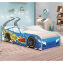 Ver imagem 1 de Cama Carro Vrooom Azul Solteiro