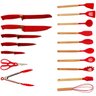 Kit Utensílios de Cozinha 19 Peças Tábua de Silicone - 2