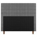 Ver imagem 3 de Cabeceira Cama Box Casal Parisis 140cm Linho Cinza - Abmaza