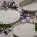 Ver mais imagens de Conjunto Prato Raso 27cm e Sobremesa 21,5cm Porto Brasil Bio Stoneware Campestre Cinza