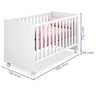 Berço Mini Cama Americano Doce Sonho Branco - Qmovi - 2