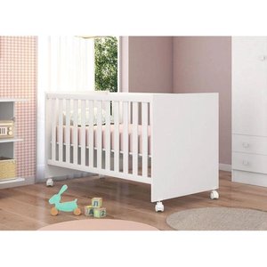 Berço Mini Cama Americano Doce Sonho Branco - Qmovi