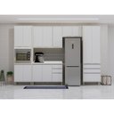 Ver imagem 1 de Cozinha Modulada Compacta 5 Peças com Tampo Art Luciane Móveis
