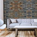 Ver imagem 1 de Papel de Parede Pedras Cinzas 3D