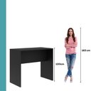Ver imagem 3 de Mesa Bancada Ilha para Cozinha Miami Carraro Preto Touch