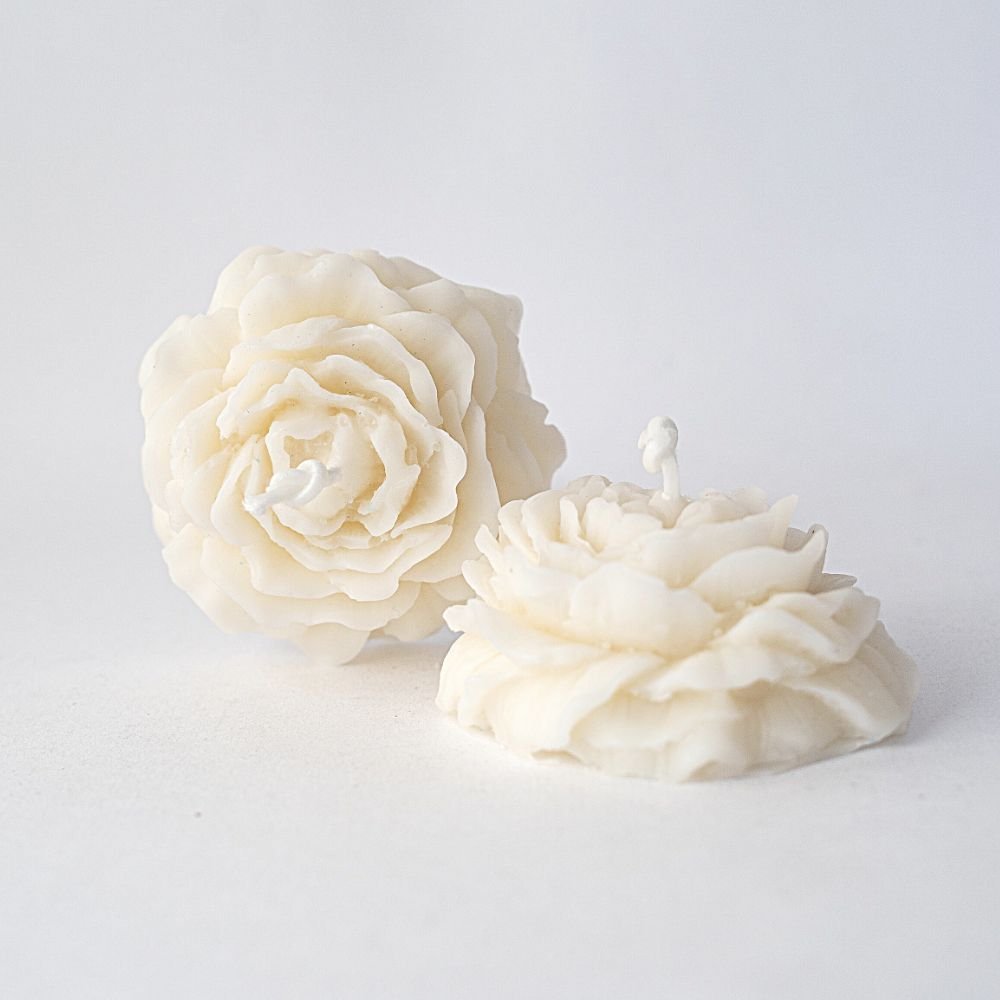 Flowers Box Candle - Conjunto Velas Jantar Ramim Aromas Sem Aroma - 3