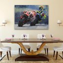 Ver imagem 2 de Quadro Pintura Corrida Grande 118x78