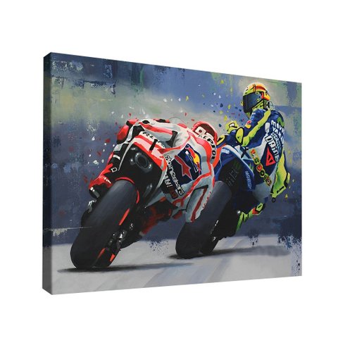 Quadro Pintura Corrida Grande 118x78