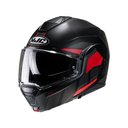 Ver imagem 1 de Capacete Hjc I100 180 Beis Preto Chumbo e Vermelho 56