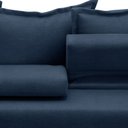 Ver imagem 7 de Sofá Retrátil Reclinável 3 Lugares 215cm Roma F05 Veludo Azul - Mpozenato