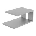Ver imagem 4 de Mesa de Cabeceira Oslo sem Gavetas MDP Outros Branco Mercado Das Prateleiras