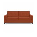 Ver imagem 3 de Sofá Sala de Estar Marselha 210cm 3 Lugares Pés em Metal Bouclê Terracota M1 - Monari Design