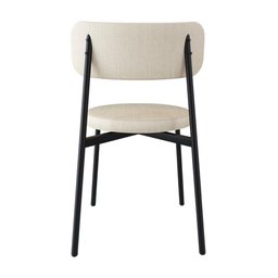 Cadeira Kyta Fixa C-4 Pés 50 X 44,7 X 83,8 Cm. Corriente Areia Corriente Areia - 4
