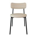 Ver imagem 1 de Cadeira Kyta Fixa C-4 Pés 50 X 44,7 X 83,8 Cm. Corriente Areia Corriente Areia