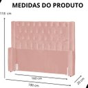 Ver imagem 6 de Cabeceira de Cama Box Estofada 160 Cm Queen Emma Veludo