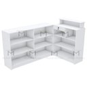 Ver imagem 3 de BALCÃO CAIXA EM L M424.B (LOJA, COMÉRCIO) MUNDI MOVEIS