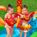 Ver imagem 4 de Piscina Inflável Infantil Playground Dinossauro 190l Bestway com Acessórios e Bomba Manual Bestway
