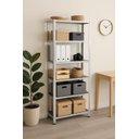 Ver imagem 2 de Prateleira Aço Galvanizada Slim 185CM  Com 6 Bandejas de 60 CM